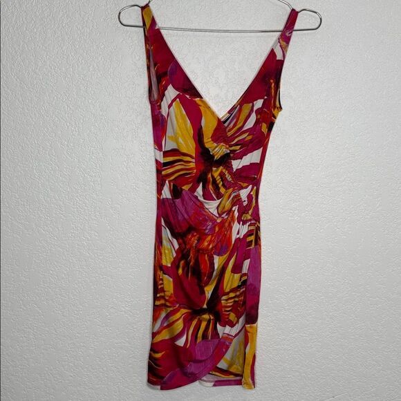 New LOUISA BALLOU -Summer Solstice Printed Mini Dress XS Color Knights Tour - Picture 2 of 15